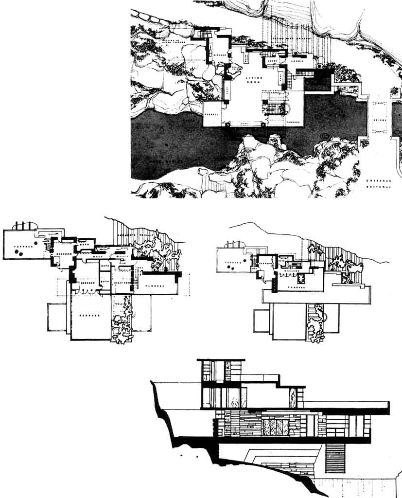 Frank Lloyd Wright Falling Water House Plans